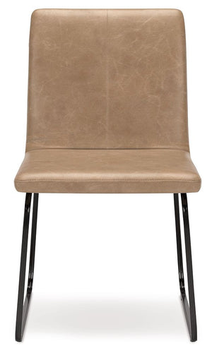 Pharwynn - Dining Upholstered Side Chair (Set of 4) - Toast - R&R Furniture Gallery (Fountain Valley, CA)