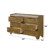 Garcia - Dresser - Light Brown - R&R Furniture Gallery (Fountain Valley, CA)
