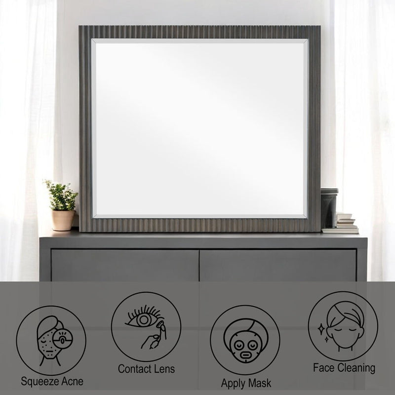 Clayten - Mirror - Espresso - R&R Furniture Gallery (Fountain Valley, CA)