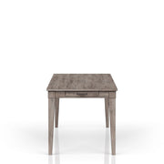 Rustic Dining Table 2 Storage Drawers And Leaf - Gray - R&R Furniture Gallery (Fountain Valley, CA)