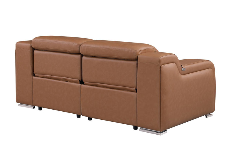 1116 - 2-Piece Modular Power Reclining Loveseat In With 2 Power Recliners & Power Headrests