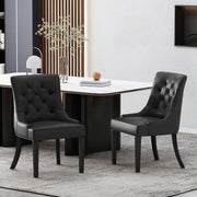 Cheney - Contemporary Dining Chair Tufted Upholstery (Set of 2) - R&R Furniture Gallery (Fountain Valley, CA)