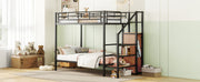 Bunk Bed With Lateral Storage Ladder And Wardrobe - R&R Furniture Gallery (Fountain Valley, CA)