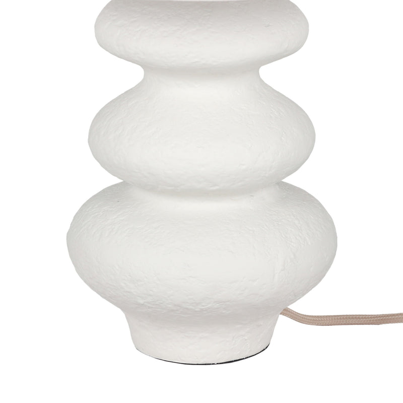 Riviera - Textured Table Lamp - Cream - R&R Furniture Gallery (Fountain Valley, CA)