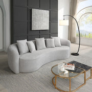 Barasa - Oversize Sofa With 5 Pillows - Gray - R&R Furniture Gallery (Fountain Valley, CA)