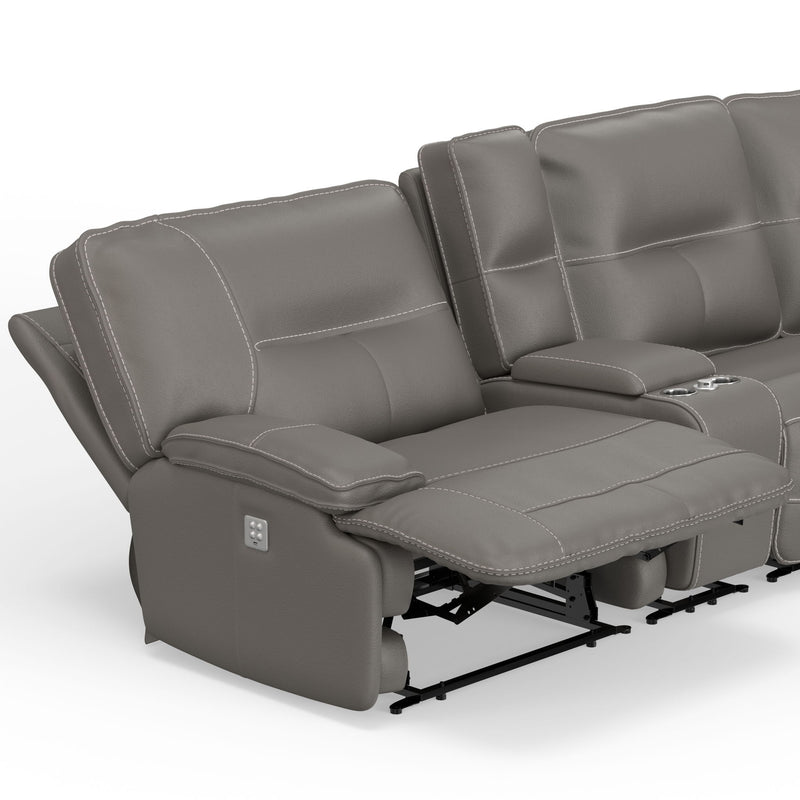 Spartacus - Power Reclining Sectional - R&R Furniture Gallery (Fountain Valley, CA)