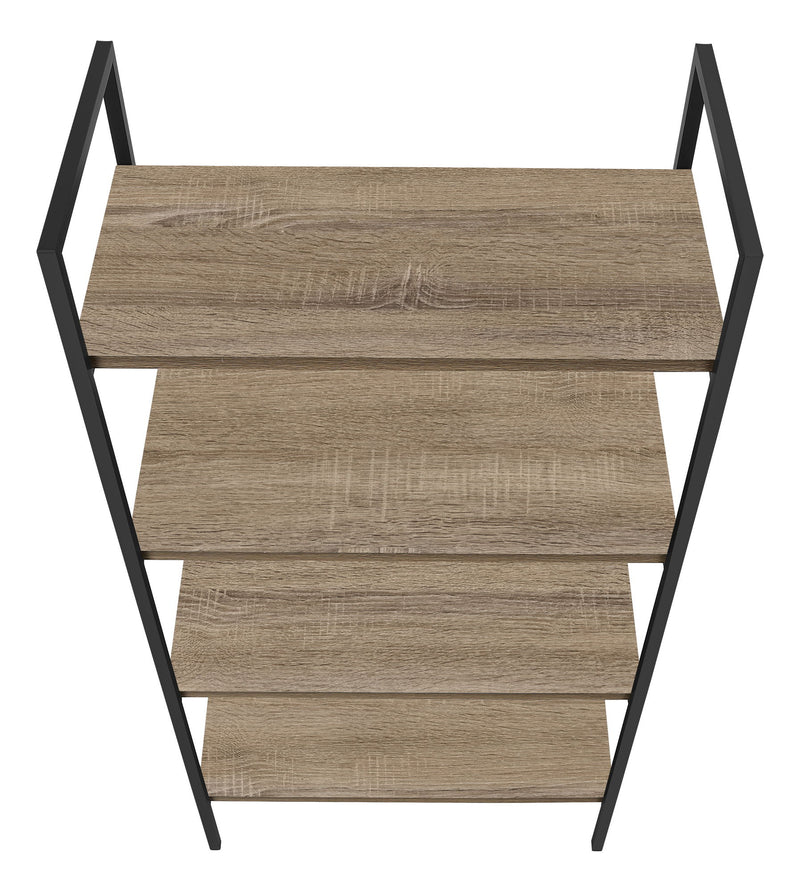 Bookshelf, Bookcase, 4 Tier, Office, Bedroom, Contemporary, Modern - R&R Furniture Gallery (Fountain Valley, CA)