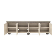 Fantosini - Media Cabinet - Silver Mist - R&R Furniture Gallery (Fountain Valley, CA)