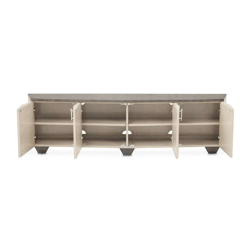 Fantosini - Media Cabinet - Silver Mist - R&R Furniture Gallery (Fountain Valley, CA)