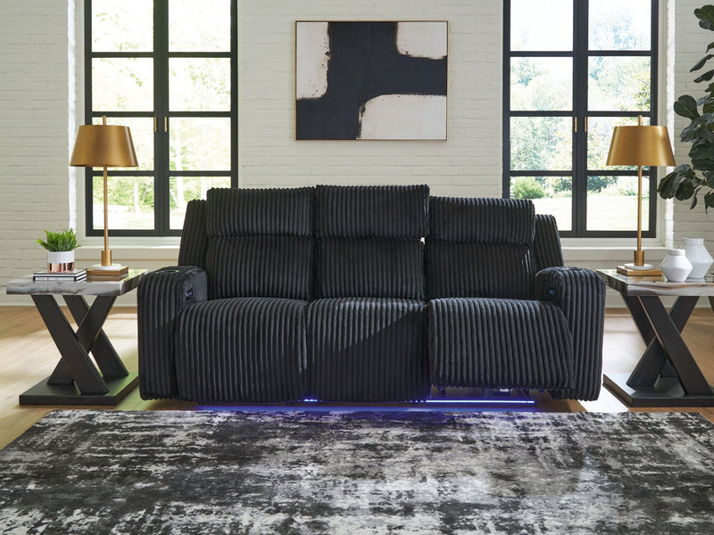 Forest Lake - Power Reclining Sofa With Adj Headrest - R&R Furniture Gallery (Fountain Valley, CA)