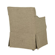 London - Upholstered Skirted Dining Arm Chair - R&R Furniture Gallery (Fountain Valley, CA)