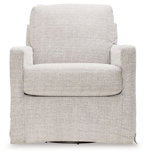 Nenana Next-Gen Nuvella - Swivel Glider Accent Chair - R&R Furniture Gallery (Fountain Valley, CA)