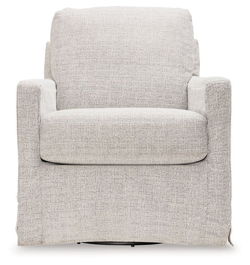 Nenana Next-Gen Nuvella - Swivel Glider Accent Chair - R&R Furniture Gallery (Fountain Valley, CA)