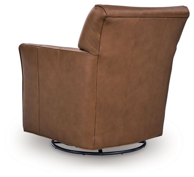 Braydunn - Swivel Glider Accent Chair - R&R Furniture Gallery (Fountain Valley, CA)