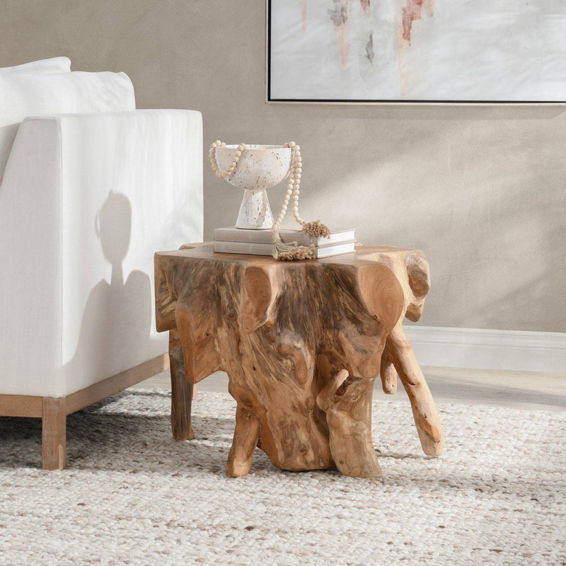 Cypress - Teak Root End Table - R&R Furniture Gallery (Fountain Valley, CA)