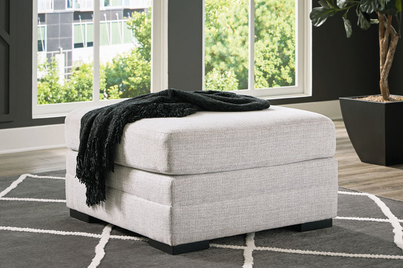Koralynn - Oversized Accent Ottoman - Stone - R&R Furniture Gallery (Fountain Valley, CA)