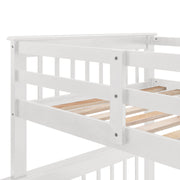 Stairway Bunk Bed With Storage And Guard Rail For Bedroom - R&R Furniture Gallery (Fountain Valley, CA)