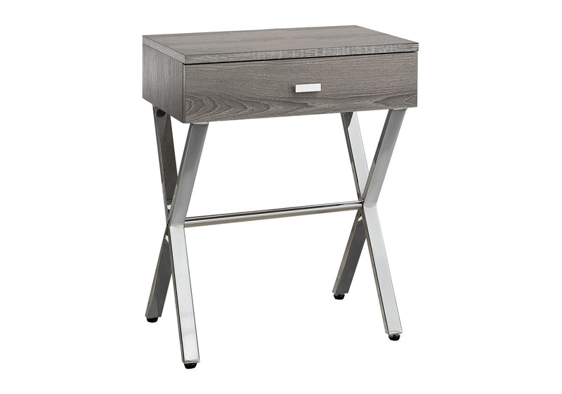 Accent Side X Table, Storage Drawer, Contemporary & Modern - R&R Furniture Gallery (Fountain Valley, CA)