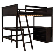 Loft Bed With Shelves With Desk - R&R Furniture Gallery (Fountain Valley, CA)