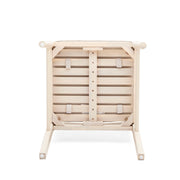 Cordoba - Dining Chair (Set of 2) With Acacia Wood Frame And Water Repellent Fabric - Beige / Yellow - R&R Furniture Gallery (Fountain Valley, CA)