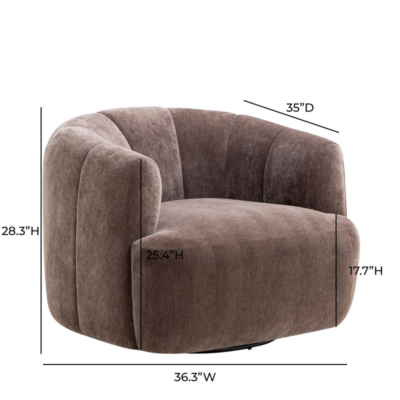 Jasmine - Swivel Accent Chair - R&R Furniture Gallery (Fountain Valley, CA)