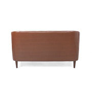 Sophisticated Loveseat With Diamond Stitched Detailing - R&R Furniture Gallery (Fountain Valley, CA)