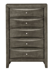 Glory Furniture Marilla Accent Chest with decorative front design and wooden finish, ideal for stylish home storage.