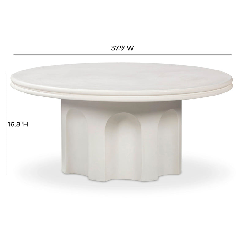 Cassandra - Indoor / Outdoor Concrete Round Table - R&R Furniture Gallery (Fountain Valley, CA)