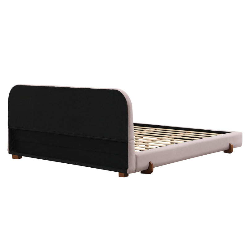 Elegant Upholstered Bed Frame - R&R Furniture Gallery (Fountain Valley, CA)
