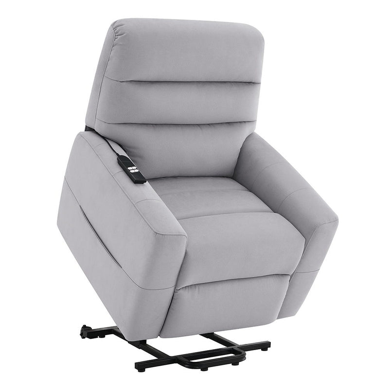 Freddie - Power Motion Recliner With Lift - Gray - R&R Furniture Gallery (Fountain Valley, CA)