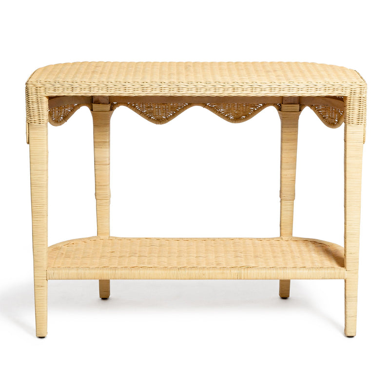 Sally - Rattan Console Table - Natural - R&R Furniture Gallery (Fountain Valley, CA)