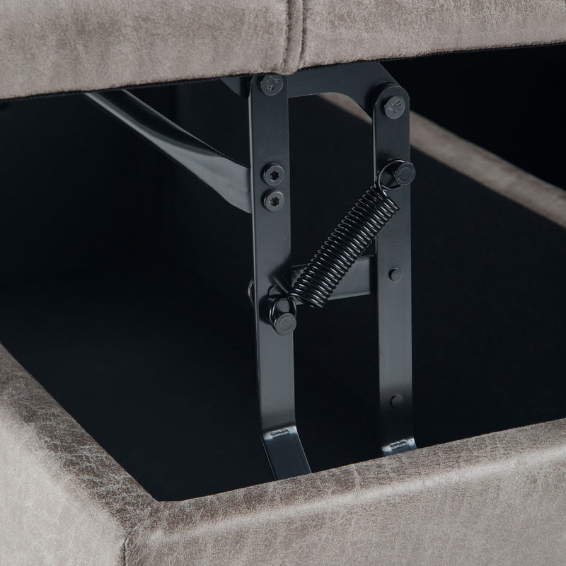 Harrison - Upholstered Coffee Table Storage Ottoman - R&R Furniture Gallery (Fountain Valley, CA)