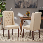 Sophisticated Tufted Dining Chair With High Back Design - R&R Furniture Gallery (Fountain Valley, CA)