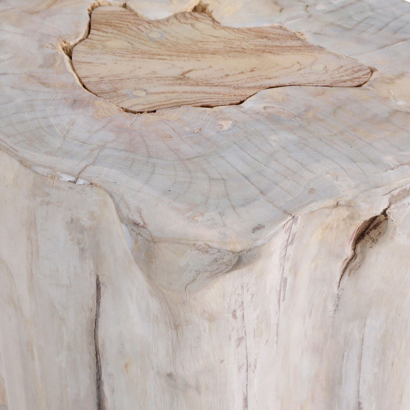 Gretchen - End Table - Bleached