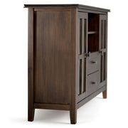 Artisan - Tall TV Media Stand - Natural Aged Brown - R&R Furniture Gallery (Fountain Valley, CA)
