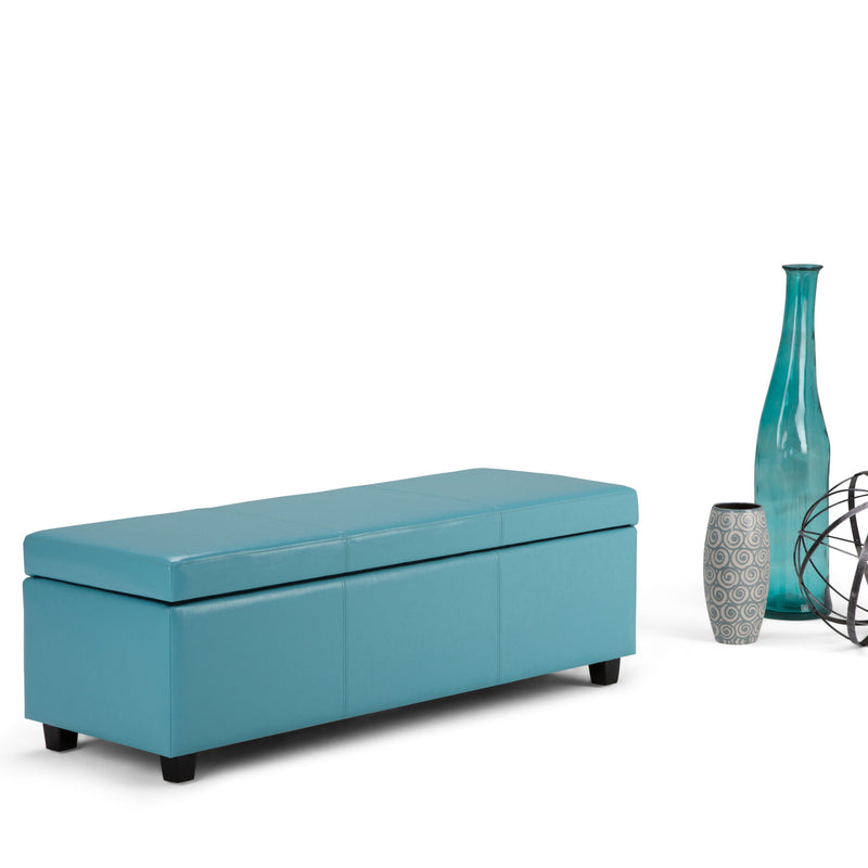 Avalon - Multifunctional Storage Ottoman Bench - R&R Furniture Gallery (Fountain Valley, CA)
