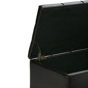 Dover - 3 Piece Storage Ottoman Contemporary Design - R&R Furniture Gallery (Fountain Valley, CA)