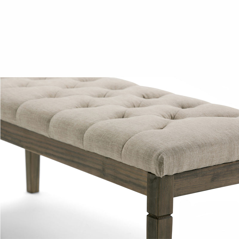 Waverly - Upholstered Tufted Ottoman Bench - R&R Furniture Gallery (Fountain Valley, CA)