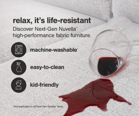 Modmax - Oversized Accent Ottoman - Fabric - Ink - R&R Furniture Gallery (Fountain Valley, CA)