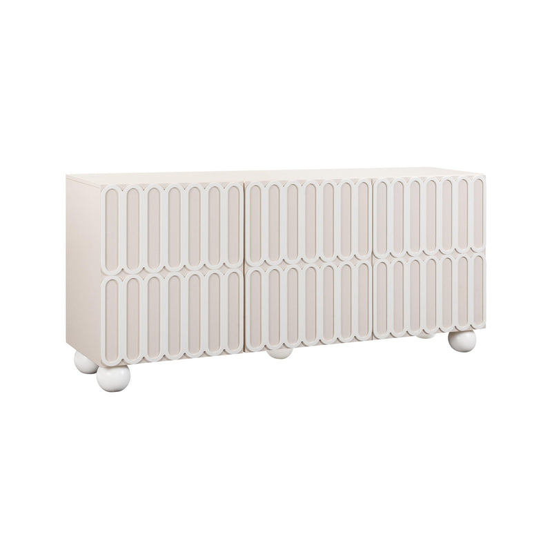 Tori Motif - Buffet - Taupe - R&R Furniture Gallery (Fountain Valley, CA)