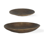 Stratum - Round Bowls (Set of 2) - Brass
