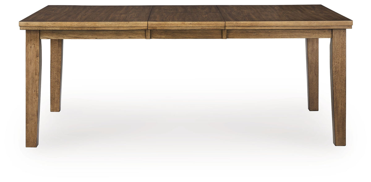Urbinforte - Dining Room Butterfly Extension Table - Light Brown - R&R Furniture Gallery (Fountain Valley, CA)