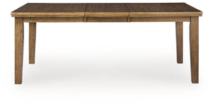 Urbinforte - Dining Room Butterfly Extension Table - Light Brown - R&R Furniture Gallery (Fountain Valley, CA)