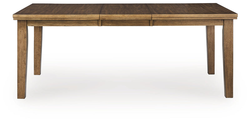 Urbinforte - Dining Room Butterfly Extension Table - Light Brown - R&R Furniture Gallery (Fountain Valley, CA)