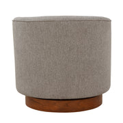Miramar - Swivel Barrel Chair With Wooden Base - R&R Furniture Gallery (Fountain Valley, CA)