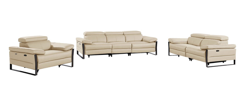 1246 - Modular Power Dual Reclining Sofa, Loveseat, And Chair Set With Power Headrests