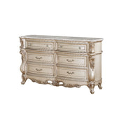 Gorsedd - Dresser With Marble Top - Marble Top & Golden Ivory - R&R Furniture Gallery (Fountain Valley, CA)