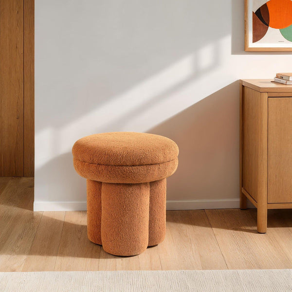 Thisbe - Stool, Saddle Brown