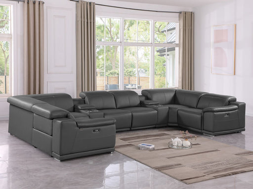 9762 - 8-Piece U-Shaped Sectional Sofa With 2 Power Recliners - R&R Furniture Gallery (Fountain Valley, CA)