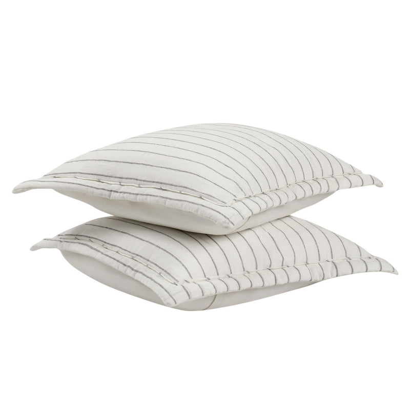 Monaco - Comforter Euro Sham - Ivory - R&R Furniture Gallery (Fountain Valley, CA)